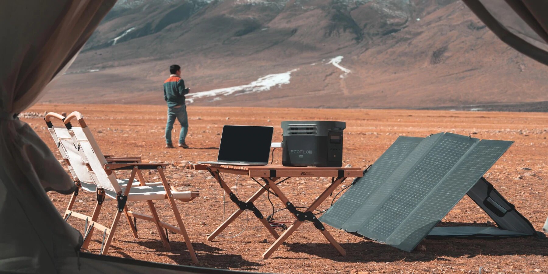 ecoflow kompaktes und leistungsstarkes doppelseitiges Solarpanel 220W